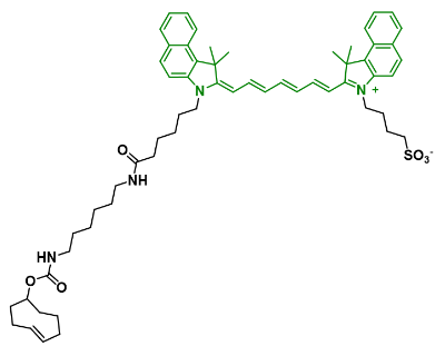 TCO-ICG，吲哚菁綠-反式環(huán)辛烯，ICG-TCO