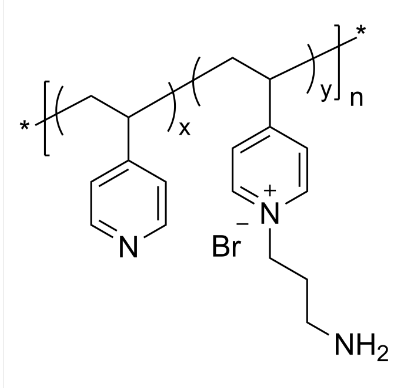 P4VPQNH2CH2CH2Br 聚(4-乙烯基吡啶)共(4-乙烯基正丙胺基溴化吡啶) 無規(guī)共聚物