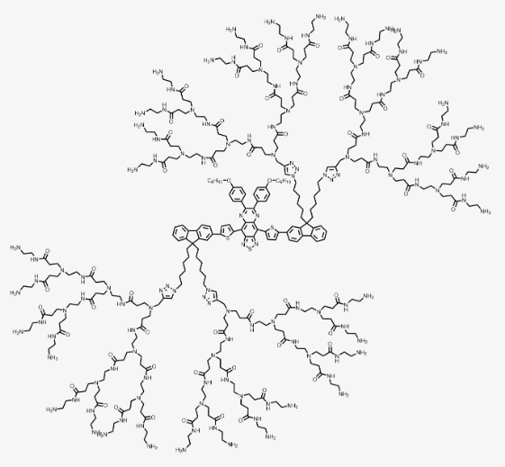 樹(shù)枝狀近紅外二區(qū)染料，TTQ-PAMAM