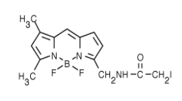 BODIPY FL 碘乙酰胺（BODIPY FL C1-IA，N-(4,4-二氟-5,7-二甲基-4-硼雜-3a,4a-