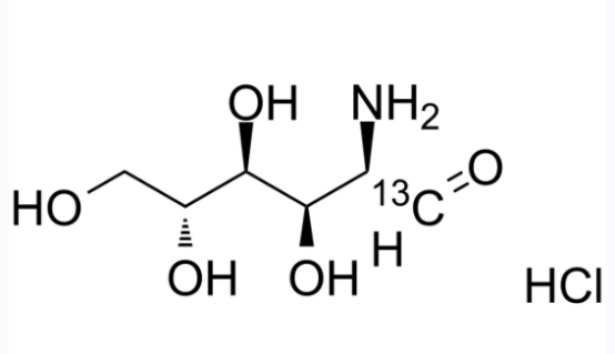 cas:84247-63-2 Glucosamine-13C (hydrochloride) 氨基葡萄糖 13C;