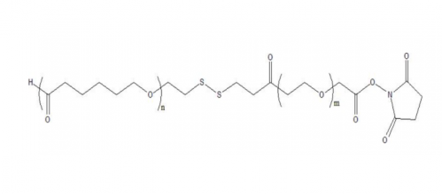 PCL-SS-PEG-NHS，聚己內(nèi)酯-SS-聚乙二醇-活性酯