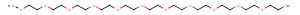 m-PEG11-Amine Chemical Structure