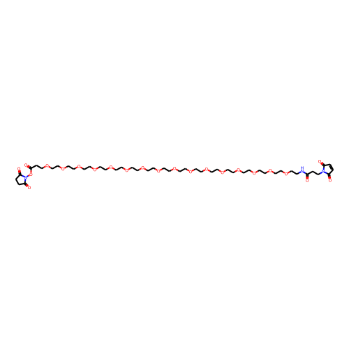Mal-PEG16-NHS ester Chemical Structure
