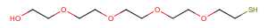 Thiol-PEG5-alcohol Chemical Structure