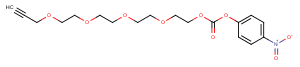 Propargyl-PEG4-5-nitrophenyl carbonate Chemical Structure