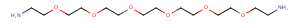 Amino-PEG6-amine Chemical Structure
