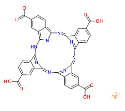 cas:93038-52-9 四羧基酞菁鐵