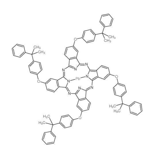 cas:91083-54-4 四(4-枯基苯氧基)酞菁鉛(Ⅱ)