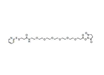 SPDP-PEG6-NHS ester CAS: 1818294-32-4 吡啶二硫丙酰胺-六聚乙二醇-NHS酯