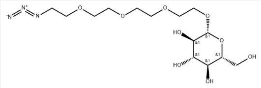 CAS:1609083-15-9，Azido-PEG4-beta-D-glucose