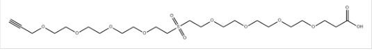 CAS:2055024-41-2，Propargyl-PEG4-Sulfone-PEG4-acid