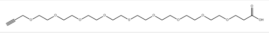 CAS:2055041-20-6，Propargyl-PEG4-S-PEG4-acid