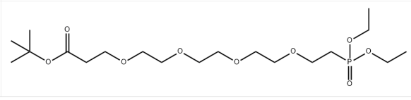 CAS:1623791-77-4，t-butyoxycarboxy-PEG4-phosphonic acid ethyl