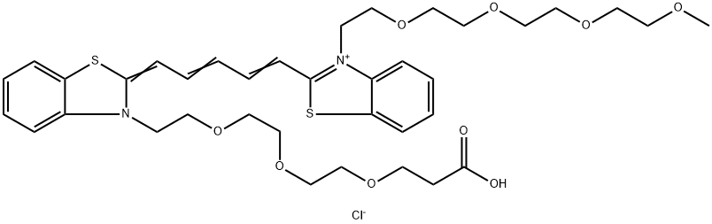  CAS:2107273-80-1 N-(m-PEG4)-N'-(acid-PEG3)-Benzothiazole Cy