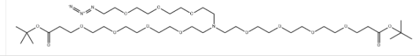CAS:2353409-58-0 N-(Azido-PEG3)-N-bis(PEG4-t-butyl ester) 