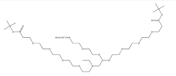 CAS:2112731-81-2 N-(Azido-PEG2)-N-bis(PEG4-t-butyl ester) 